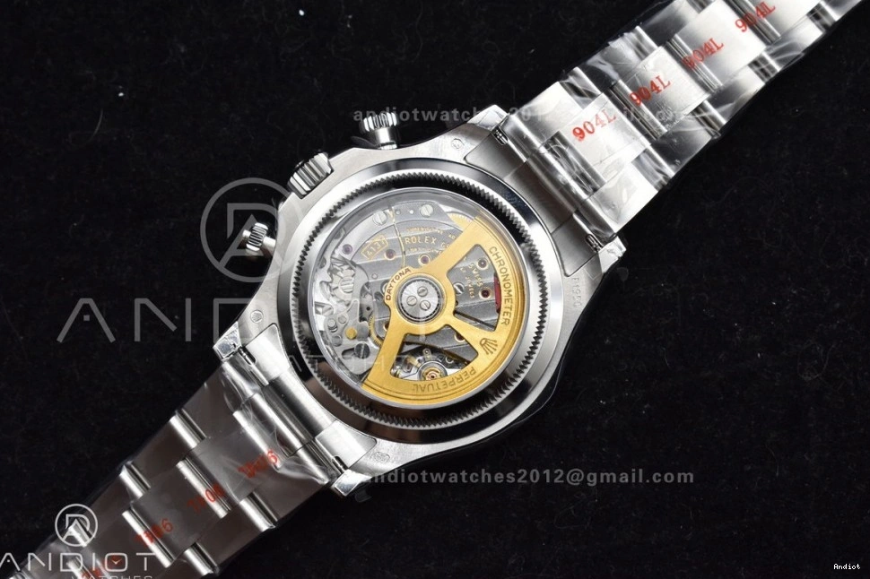 Blue SH4131 Daytona Best 126506 on Ice QF Dial SS 1:1 Crystal YG V5 Edition Marker Braclet 0501